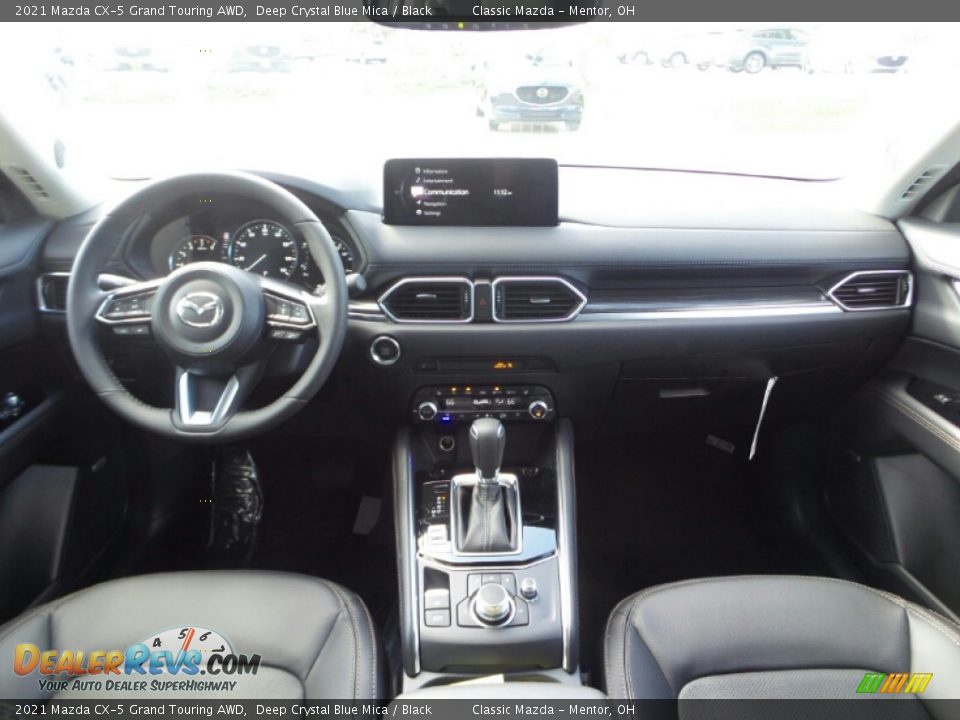 2021 Mazda CX-5 Grand Touring AWD Deep Crystal Blue Mica / Black Photo #3