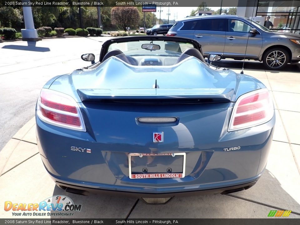 2008 Saturn Sky Red Line Roadster Bluestone / Black Photo #4