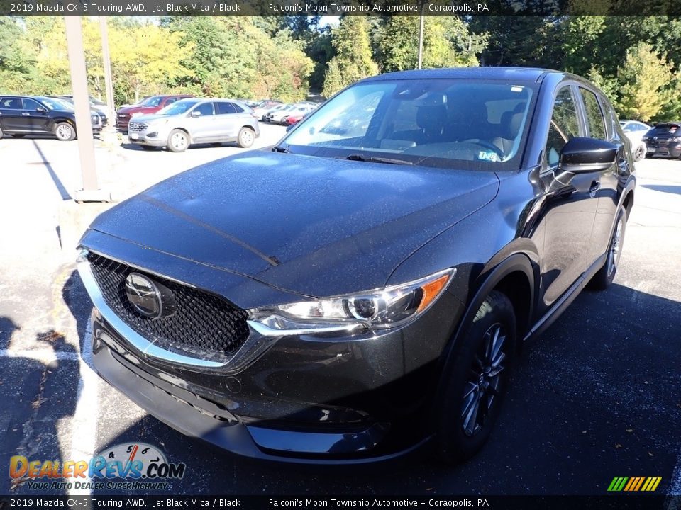 2019 Mazda CX-5 Touring AWD Jet Black Mica / Black Photo #1