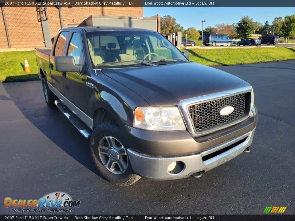 2007 Ford F150 XLT SuperCrew 4x4 Dark Shadow Grey Metallic / Tan Photo #2