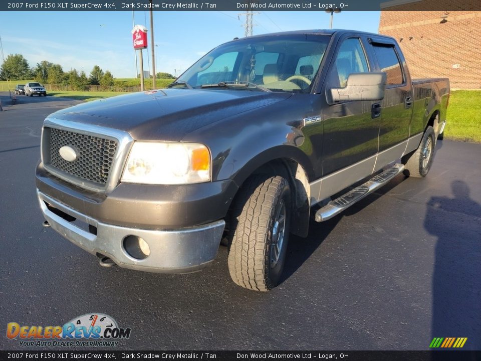 2007 Ford F150 XLT SuperCrew 4x4 Dark Shadow Grey Metallic / Tan Photo #4
