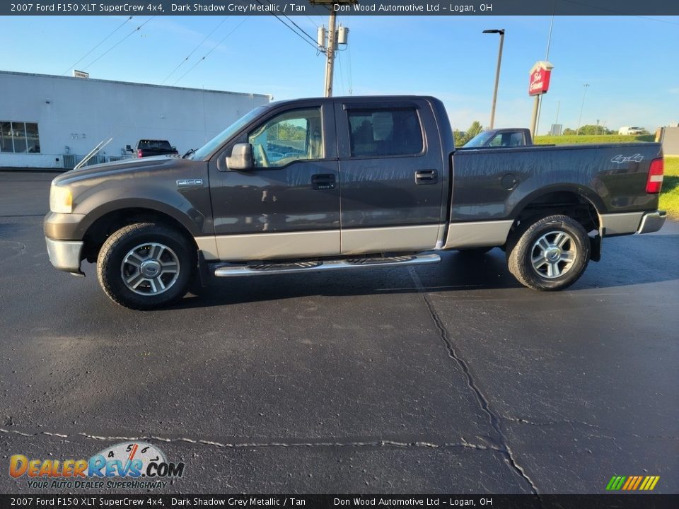 2007 Ford F150 XLT SuperCrew 4x4 Dark Shadow Grey Metallic / Tan Photo #5