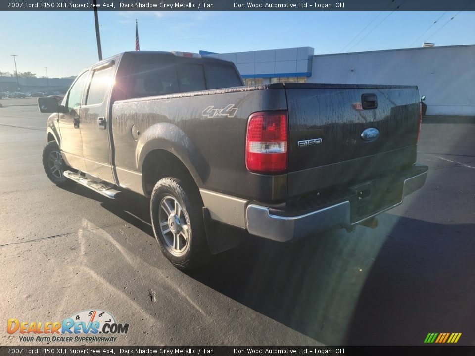 2007 Ford F150 XLT SuperCrew 4x4 Dark Shadow Grey Metallic / Tan Photo #6