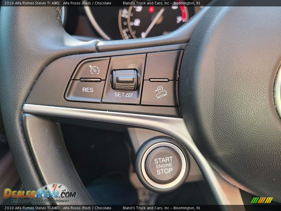 2019 Alfa Romeo Stelvio Ti AWD Steering Wheel Photo #11