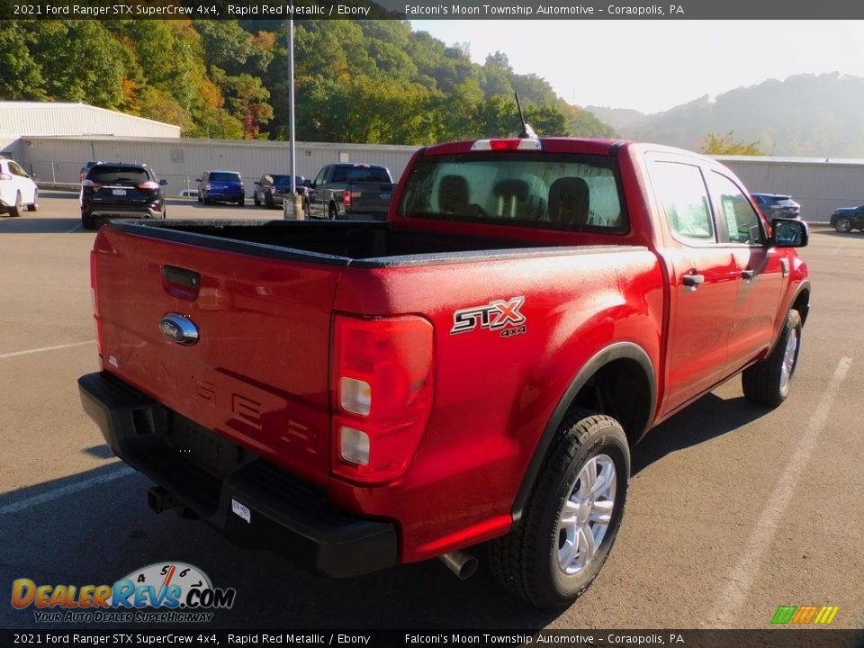 2021 Ford Ranger STX SuperCrew 4x4 Rapid Red Metallic / Ebony Photo #2