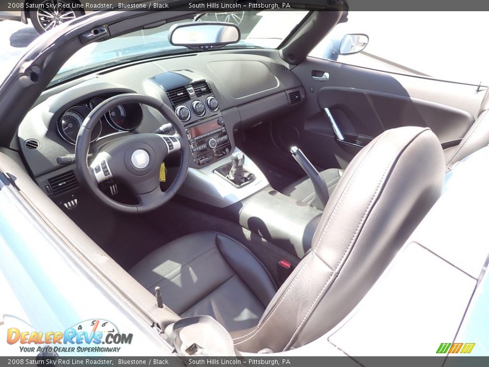 Front Seat of 2008 Saturn Sky Red Line Roadster Photo #17