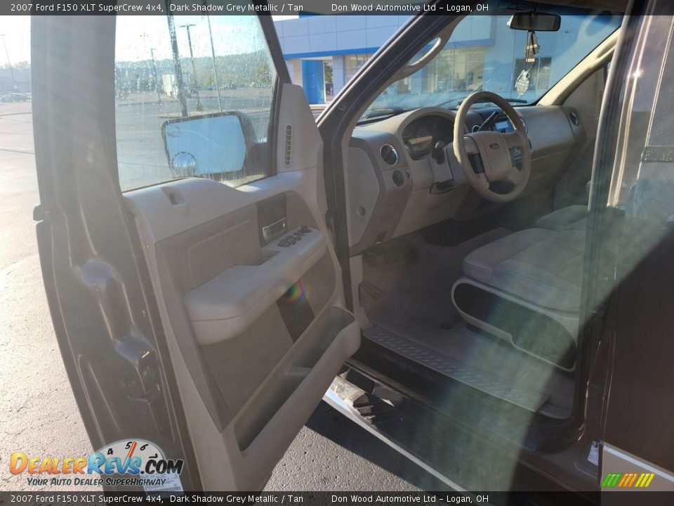 2007 Ford F150 XLT SuperCrew 4x4 Dark Shadow Grey Metallic / Tan Photo #10
