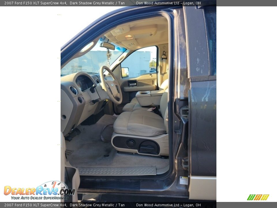 2007 Ford F150 XLT SuperCrew 4x4 Dark Shadow Grey Metallic / Tan Photo #11
