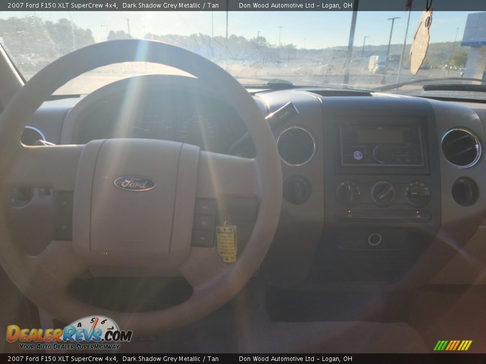 2007 Ford F150 XLT SuperCrew 4x4 Dark Shadow Grey Metallic / Tan Photo #12