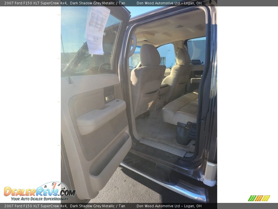 2007 Ford F150 XLT SuperCrew 4x4 Dark Shadow Grey Metallic / Tan Photo #13
