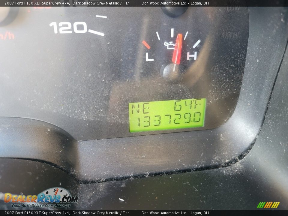 2007 Ford F150 XLT SuperCrew 4x4 Dark Shadow Grey Metallic / Tan Photo #14