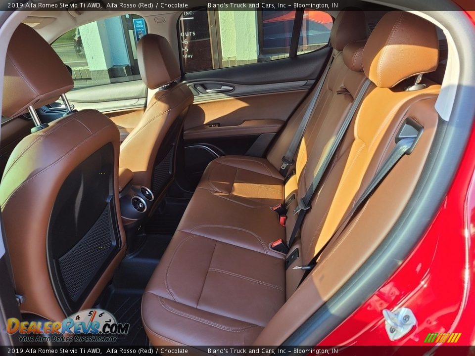 Rear Seat of 2019 Alfa Romeo Stelvio Ti AWD Photo #26