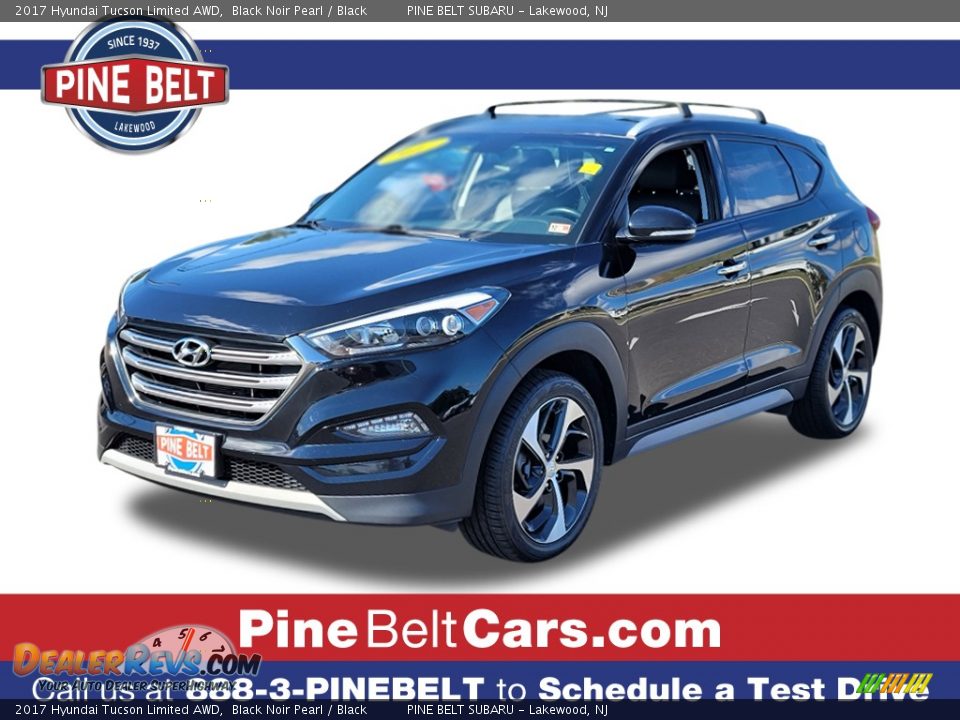 2017 Hyundai Tucson Limited AWD Black Noir Pearl / Black Photo #1