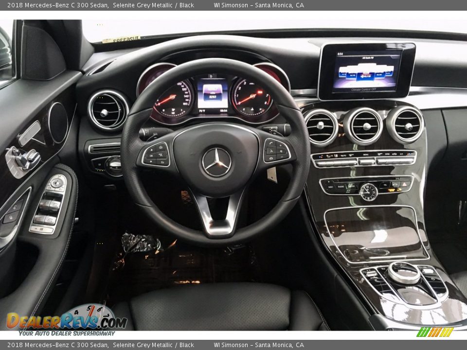 2018 Mercedes-Benz C 300 Sedan Selenite Grey Metallic / Black Photo #4