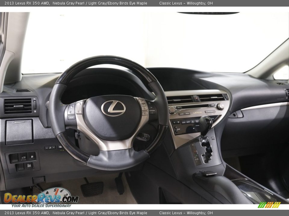 2013 Lexus RX 350 AWD Nebula Gray Pearl / Light Gray/Ebony Birds Eye Maple Photo #6