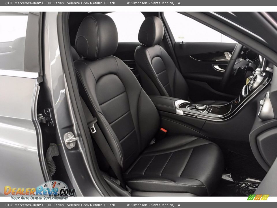 2018 Mercedes-Benz C 300 Sedan Selenite Grey Metallic / Black Photo #6