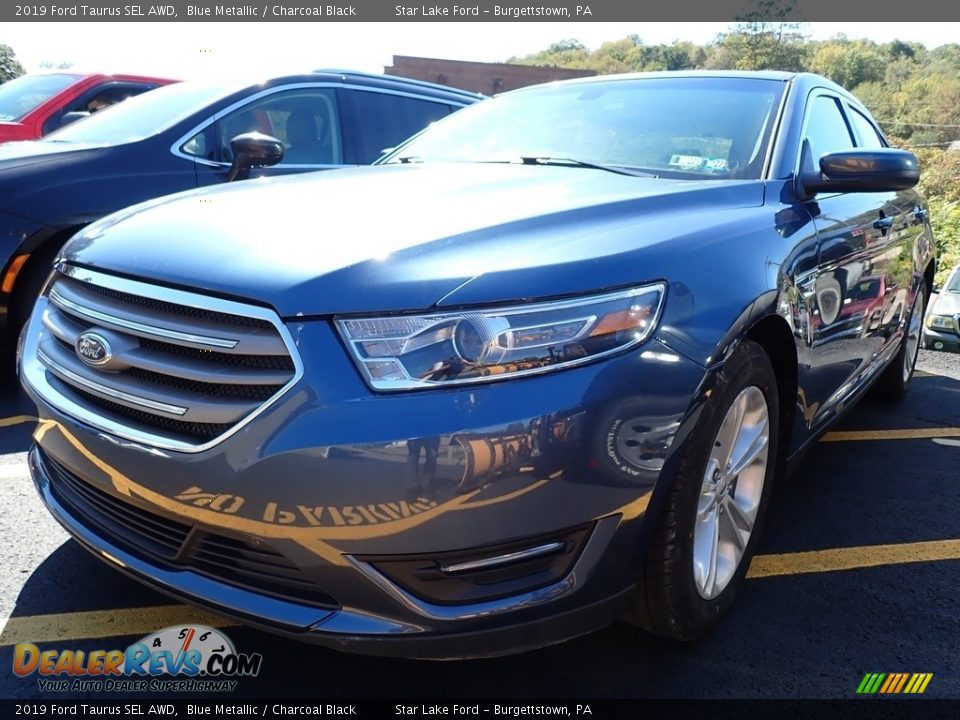 2019 Ford Taurus SEL AWD Blue Metallic / Charcoal Black Photo #1