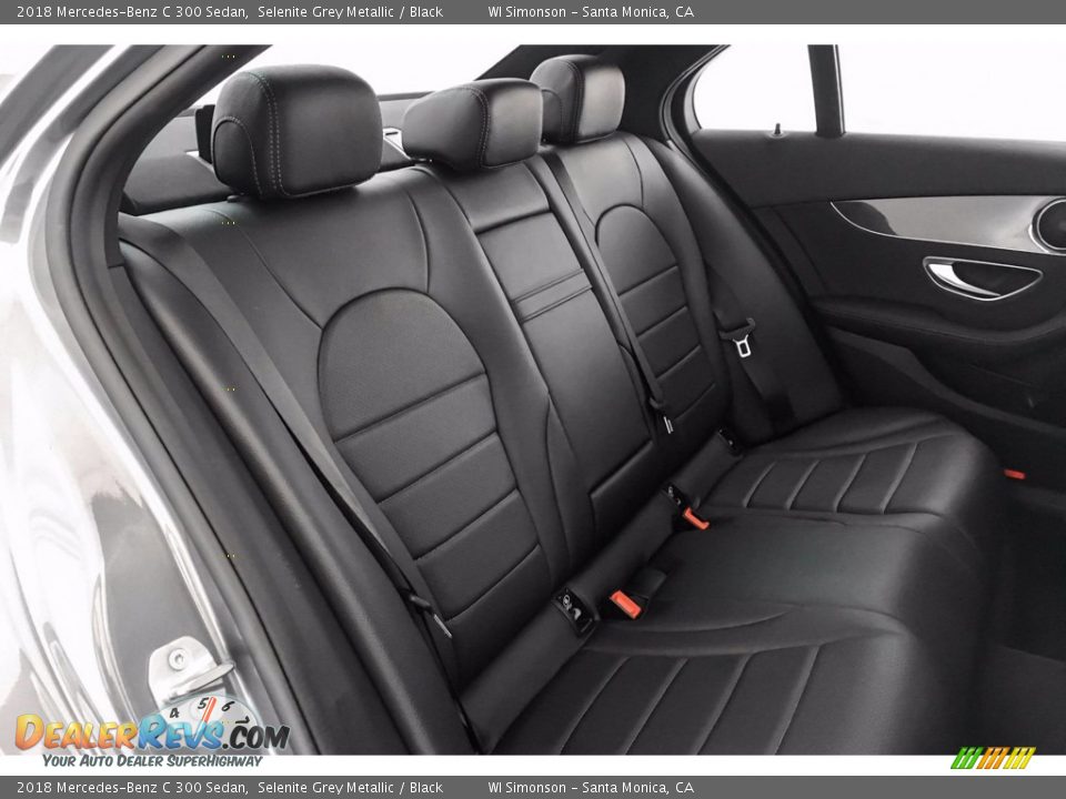 2018 Mercedes-Benz C 300 Sedan Selenite Grey Metallic / Black Photo #13
