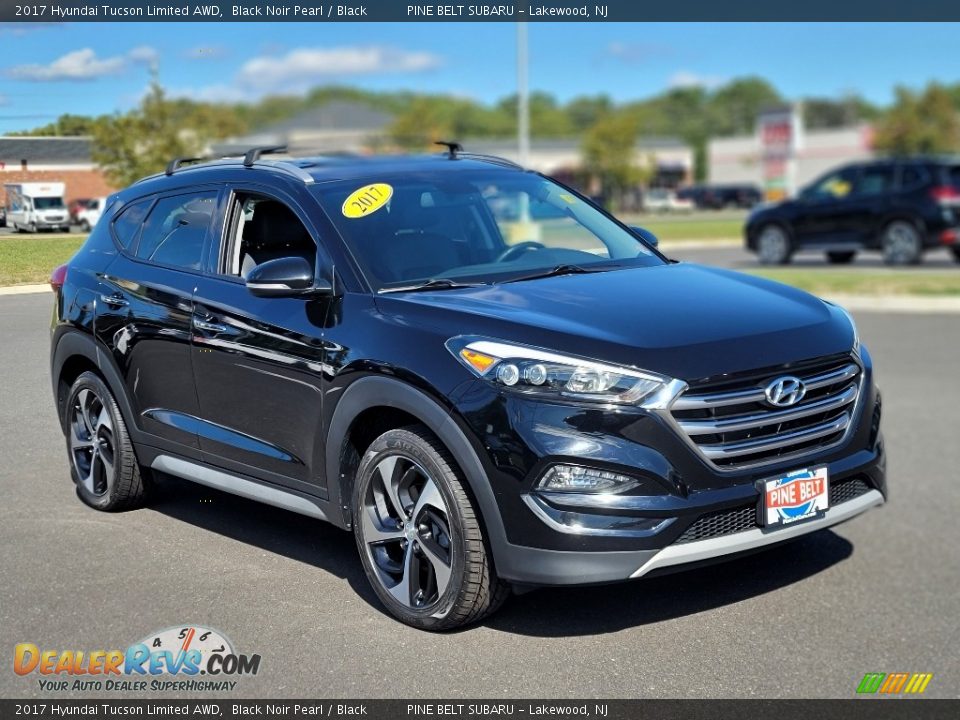 2017 Hyundai Tucson Limited AWD Black Noir Pearl / Black Photo #12