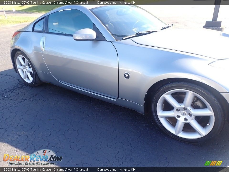 2003 Nissan 350Z Touring Coupe Chrome Silver / Charcoal Photo #3