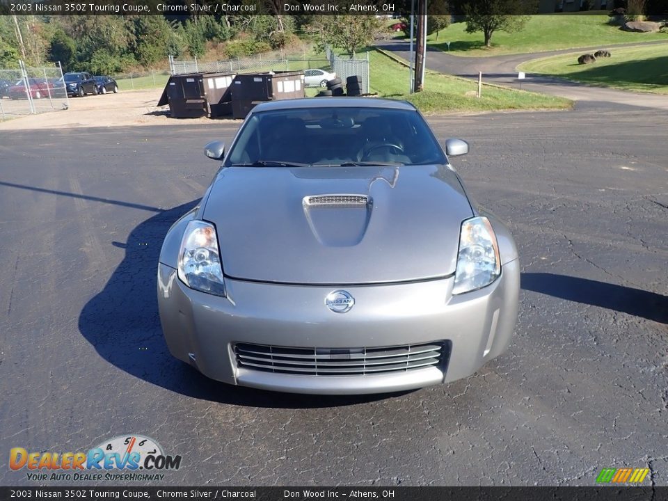 2003 Nissan 350Z Touring Coupe Chrome Silver / Charcoal Photo #4