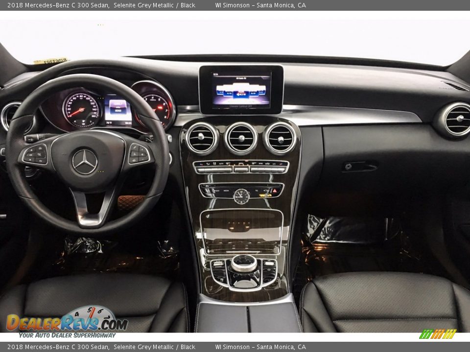 2018 Mercedes-Benz C 300 Sedan Selenite Grey Metallic / Black Photo #18