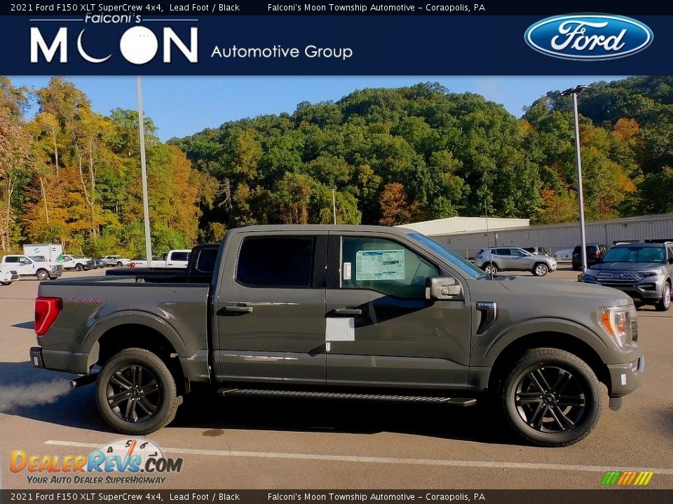 2021 Ford F150 XLT SuperCrew 4x4 Lead Foot / Black Photo #1