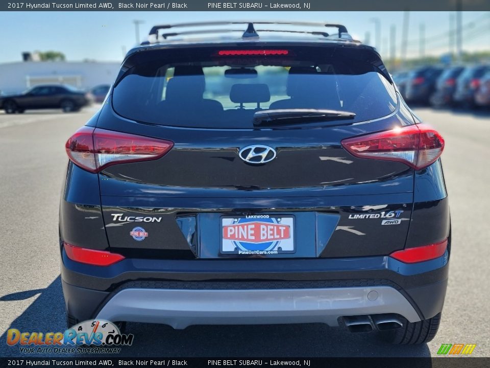 2017 Hyundai Tucson Limited AWD Black Noir Pearl / Black Photo #17