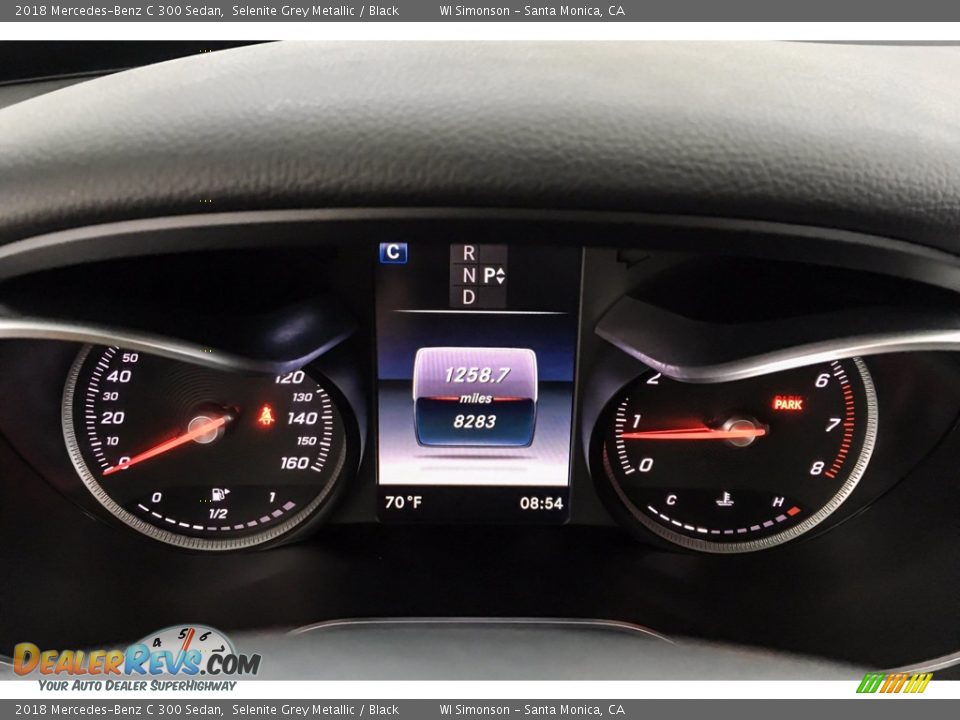 2018 Mercedes-Benz C 300 Sedan Selenite Grey Metallic / Black Photo #21