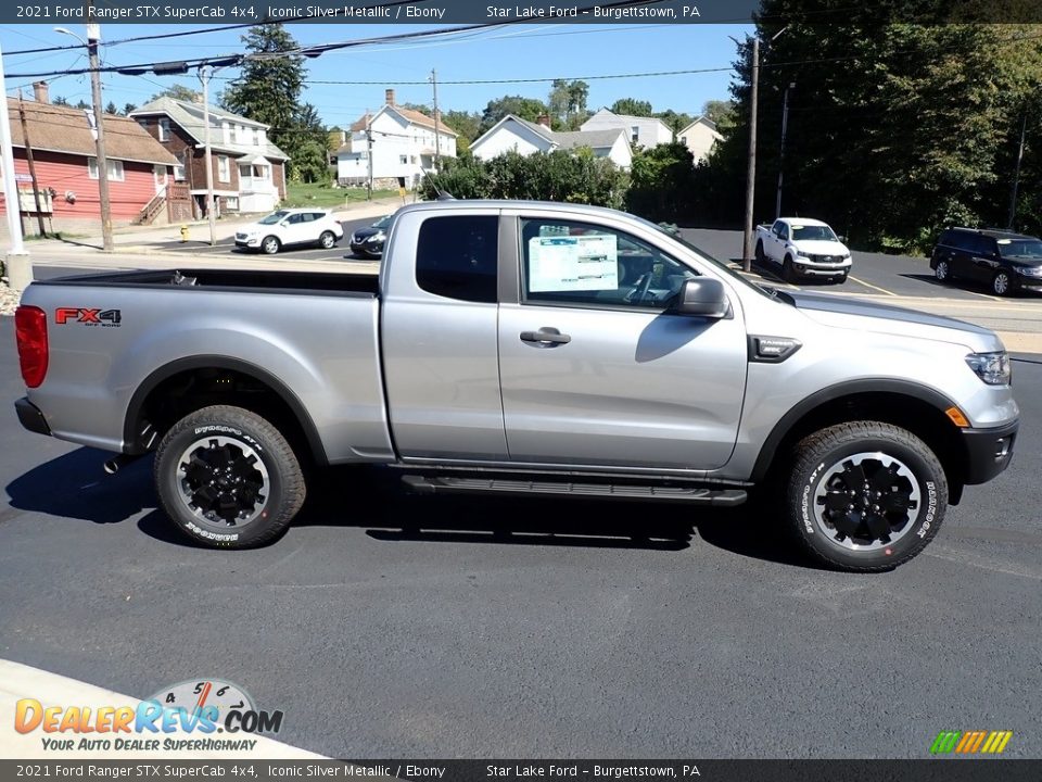 Iconic Silver Metallic 2021 Ford Ranger STX SuperCab 4x4 Photo #6