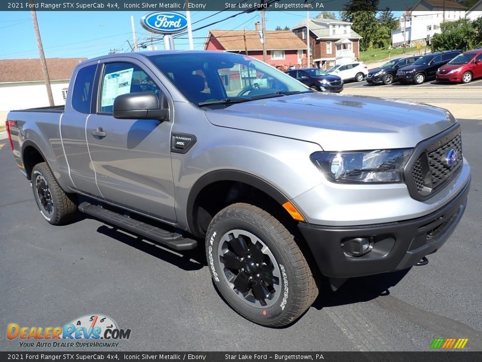 Front 3/4 View of 2021 Ford Ranger STX SuperCab 4x4 Photo #7