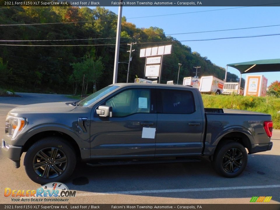 2021 Ford F150 XLT SuperCrew 4x4 Lead Foot / Black Photo #6