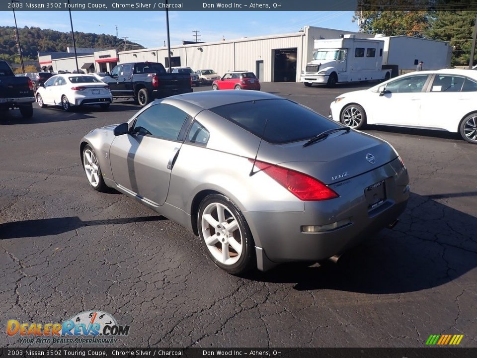 2003 Nissan 350Z Touring Coupe Chrome Silver / Charcoal Photo #9