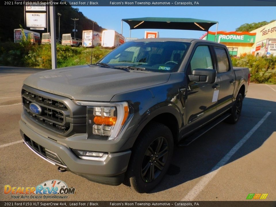 2021 Ford F150 XLT SuperCrew 4x4 Lead Foot / Black Photo #7