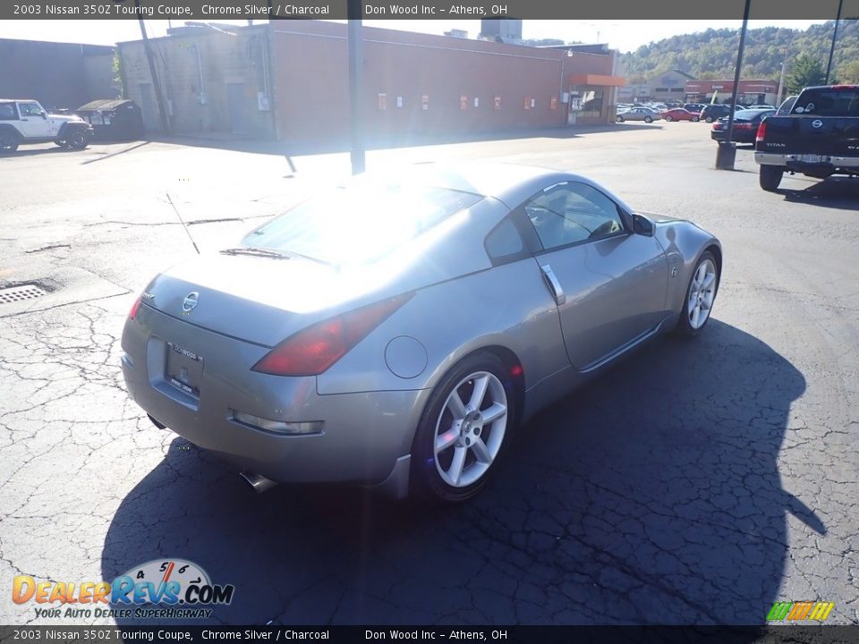 2003 Nissan 350Z Touring Coupe Chrome Silver / Charcoal Photo #11