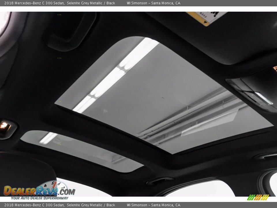 2018 Mercedes-Benz C 300 Sedan Selenite Grey Metallic / Black Photo #30