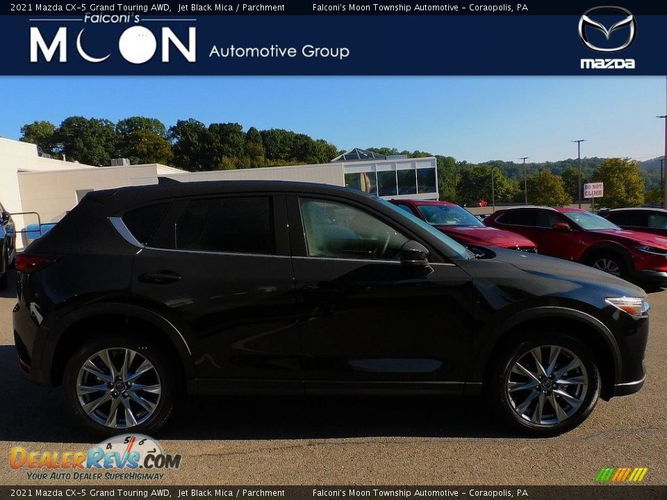 2021 Mazda CX-5 Grand Touring AWD Jet Black Mica / Parchment Photo #1