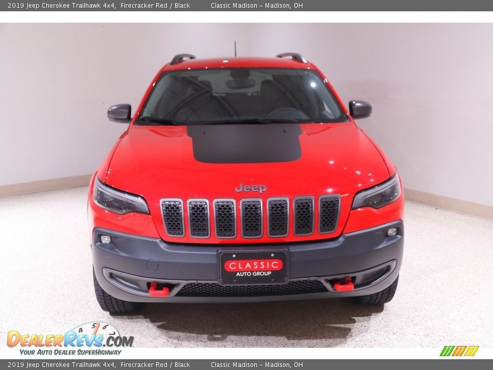 2019 Jeep Cherokee Trailhawk 4x4 Firecracker Red / Black Photo #2