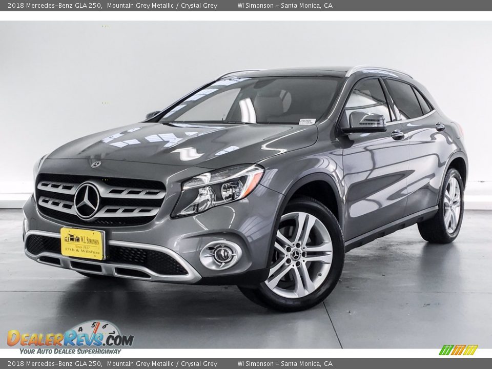 2018 Mercedes-Benz GLA 250 Mountain Grey Metallic / Crystal Grey Photo #12