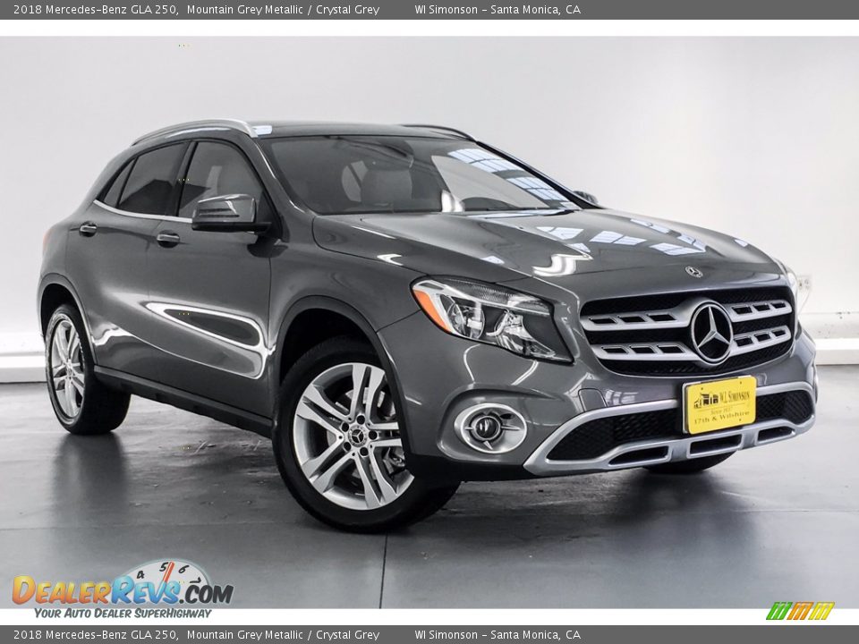 2018 Mercedes-Benz GLA 250 Mountain Grey Metallic / Crystal Grey Photo #14