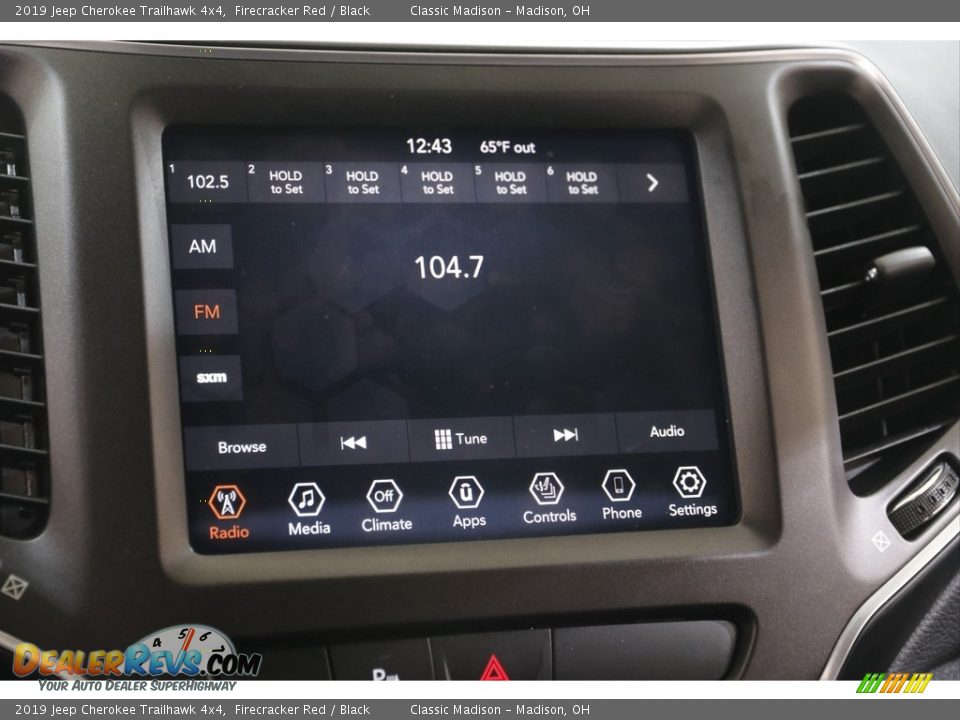 2019 Jeep Cherokee Trailhawk 4x4 Firecracker Red / Black Photo #10