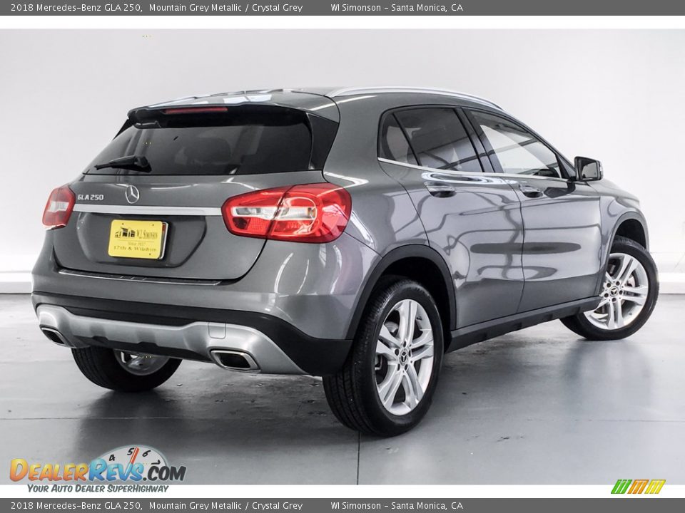 2018 Mercedes-Benz GLA 250 Mountain Grey Metallic / Crystal Grey Photo #16