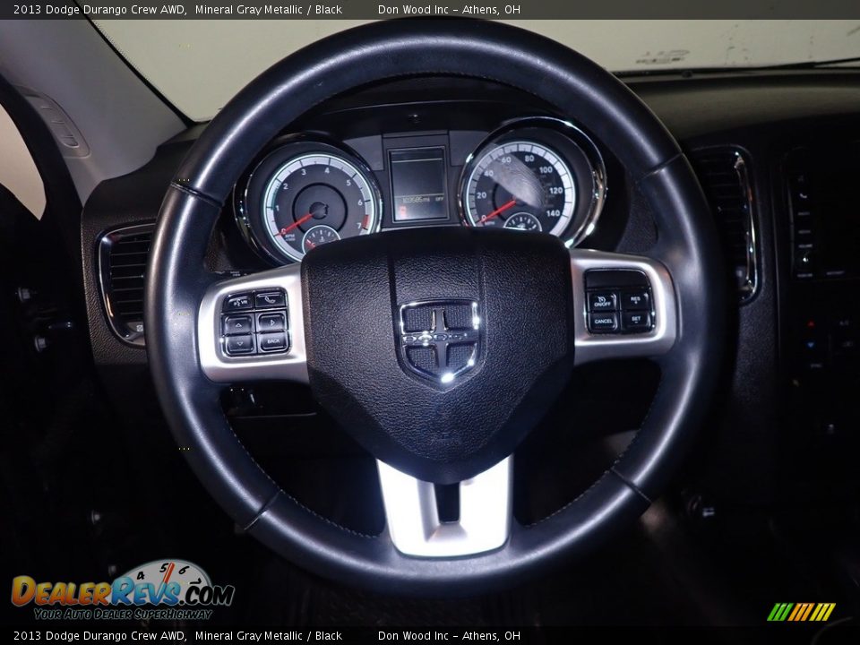 2013 Dodge Durango Crew AWD Mineral Gray Metallic / Black Photo #27