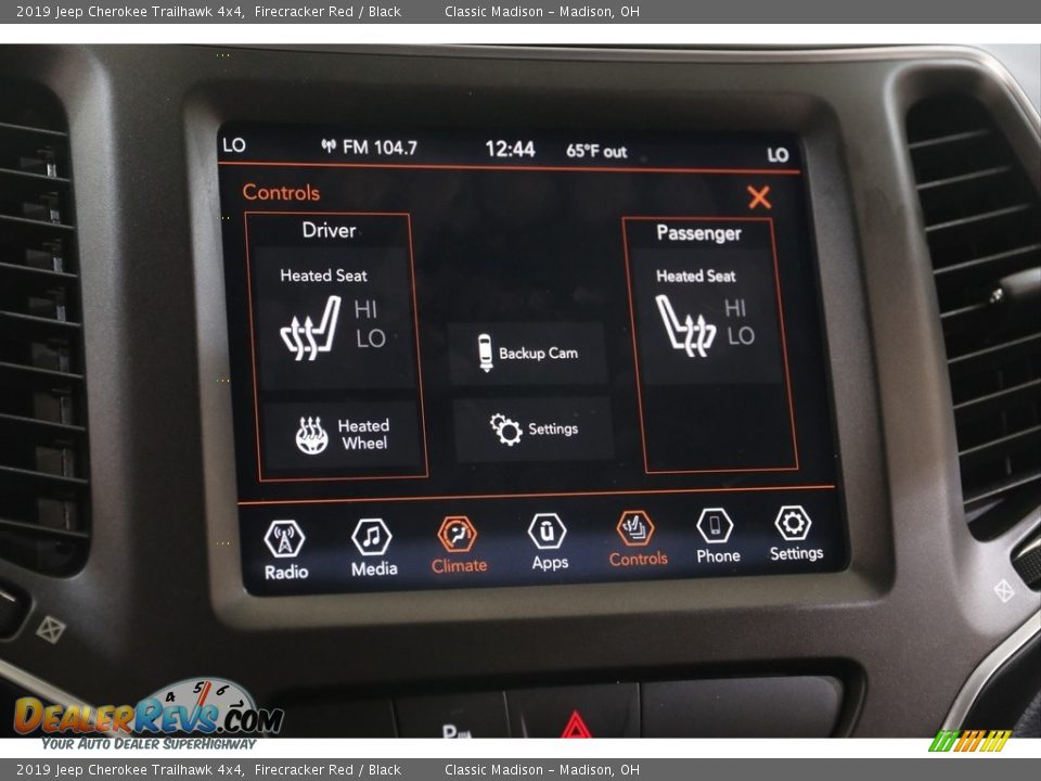 2019 Jeep Cherokee Trailhawk 4x4 Firecracker Red / Black Photo #12