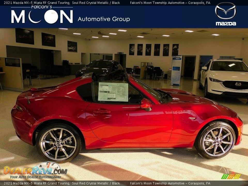 2021 Mazda MX-5 Miata RF Grand Touring Soul Red Crystal Metallic / Black Photo #1