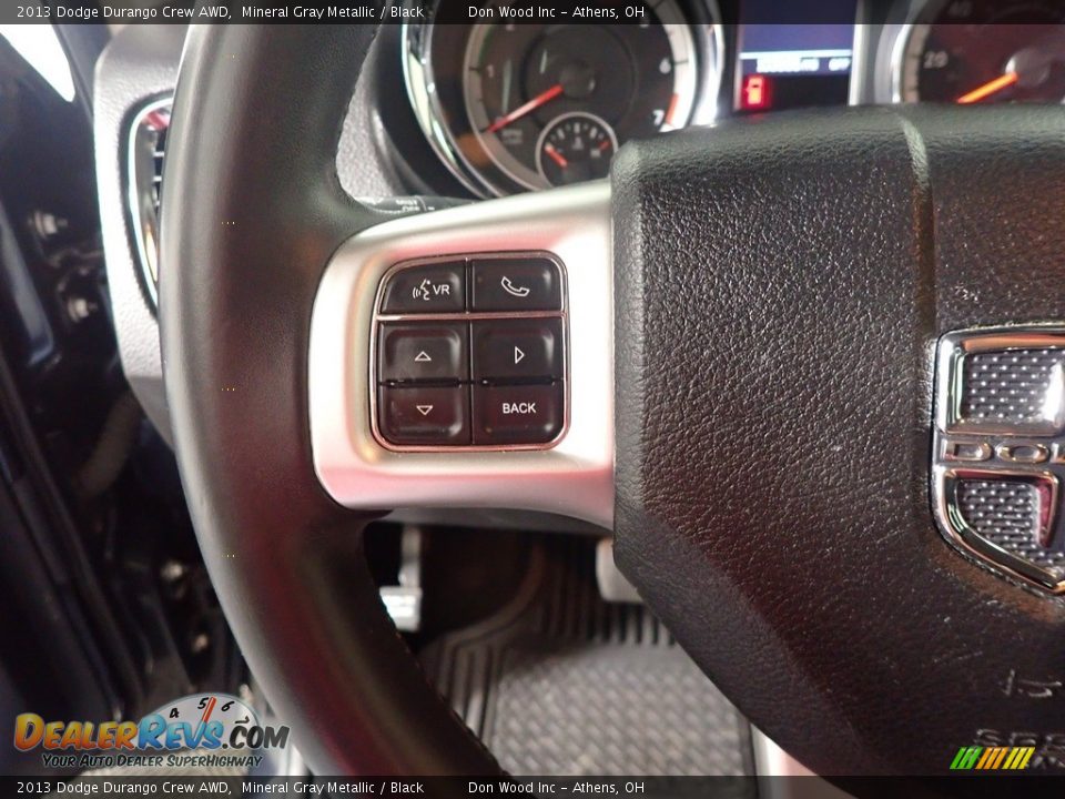2013 Dodge Durango Crew AWD Mineral Gray Metallic / Black Photo #29