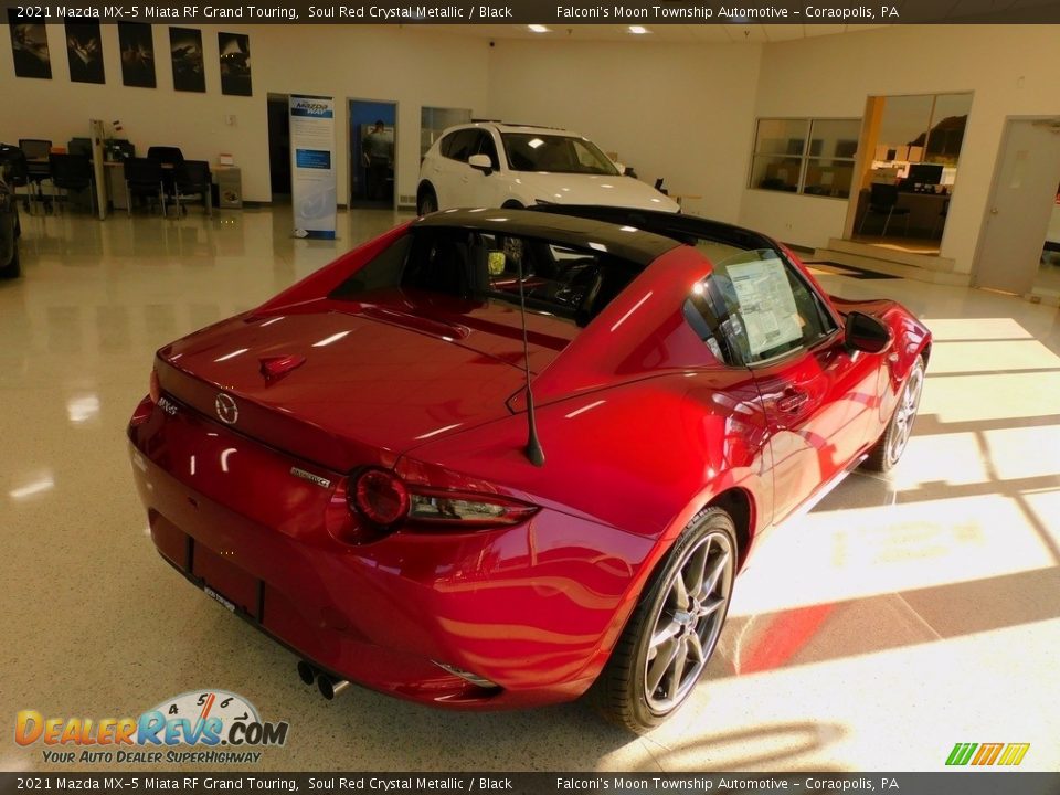 2021 Mazda MX-5 Miata RF Grand Touring Soul Red Crystal Metallic / Black Photo #2