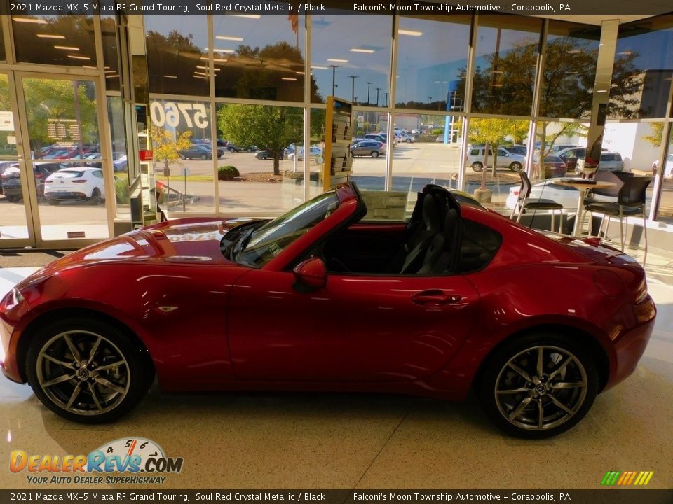 2021 Mazda MX-5 Miata RF Grand Touring Soul Red Crystal Metallic / Black Photo #5