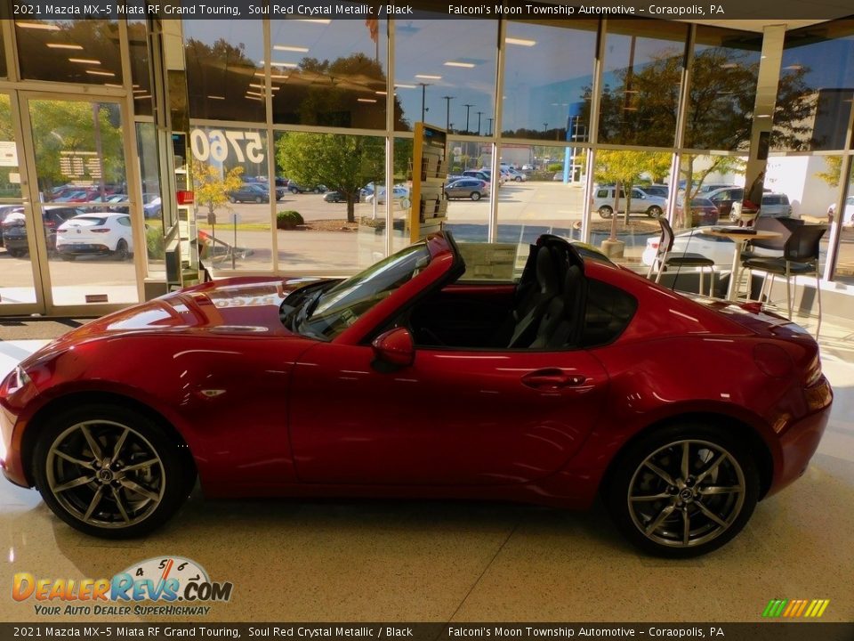 2021 Mazda MX-5 Miata RF Grand Touring Soul Red Crystal Metallic / Black Photo #5