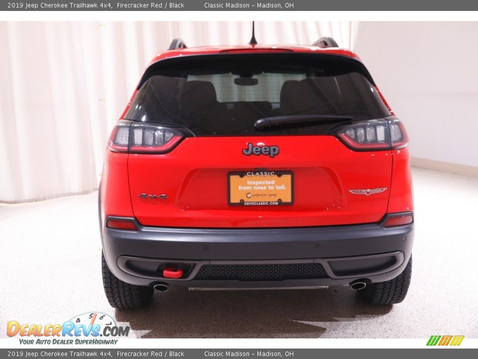 2019 Jeep Cherokee Trailhawk 4x4 Firecracker Red / Black Photo #19